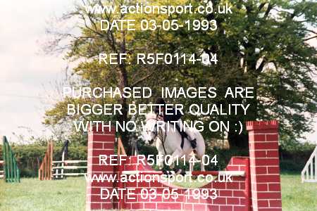 Photo: R5F0114-04 ActionSport Photography 03/05/1993 Timsbury Show Equestrian Event - Timsbury ShowJumping : Unsorted