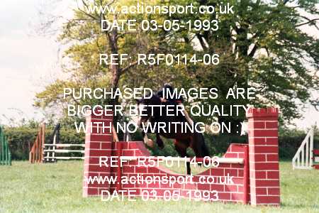 Photo: R5F0114-06 ActionSport Photography 03/05/1993 Timsbury Show Equestrian Event - Timsbury ShowJumping : Unsorted