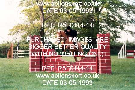 Photo: R5F0114-14 ActionSport Photography 03/05/1993 Timsbury Show Equestrian Event - Timsbury ShowJumping : Unsorted