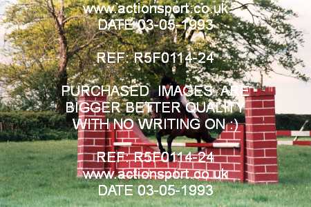 Photo: R5F0114-24 ActionSport Photography 03/05/1993 Timsbury Show Equestrian Event - Timsbury ShowJumping : Unsorted