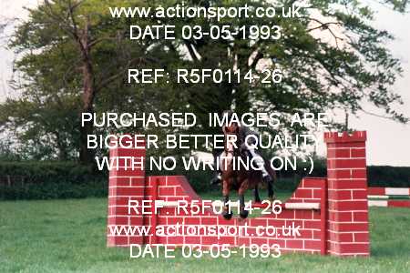 Photo: R5F0114-26 ActionSport Photography 03/05/1993 Timsbury Show Equestrian Event - Timsbury ShowJumping : Unsorted