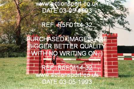 Photo: R5F0114-32 ActionSport Photography 03/05/1993 Timsbury Show Equestrian Event - Timsbury ShowJumping : Unsorted