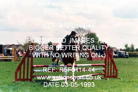 Photo: R5F0114-44 ActionSport Photography 03/05/1993 Timsbury Show Equestrian Event - Timsbury ShowJumping : Unsorted
