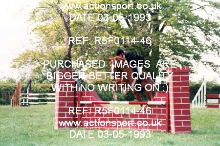 Photo: R5F0114-46 ActionSport Photography 03/05/1993 Timsbury Show Equestrian Event - Timsbury ShowJumping : Unsorted