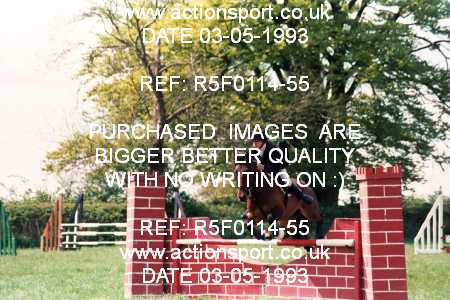 Photo: R5F0114-55 ActionSport Photography 03/05/1993 Timsbury Show Equestrian Event - Timsbury ShowJumping : Unsorted