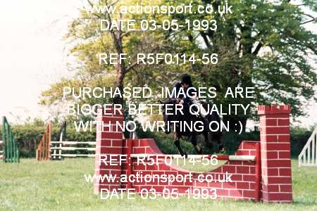 Photo: R5F0114-56 ActionSport Photography 03/05/1993 Timsbury Show Equestrian Event - Timsbury ShowJumping : Unsorted