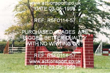 Photo: R5F0114-57 ActionSport Photography 03/05/1993 Timsbury Show Equestrian Event - Timsbury ShowJumping : Unsorted