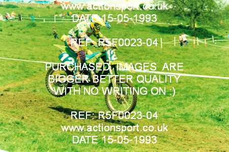 Photo: R5F0023-04 ActionSport Photography 15/05/1993 Corsham SSC Masters of Motocross - The Shoe _2_Seniors #12