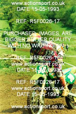 Photo: R5F0026-17 ActionSport Photography 15/05/1993 Corsham SSC Masters of Motocross - The Shoe _3_100s