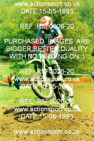 Photo: R5F0026-20 ActionSport Photography 15/05/1993 Corsham SSC Masters of Motocross - The Shoe _3_100s