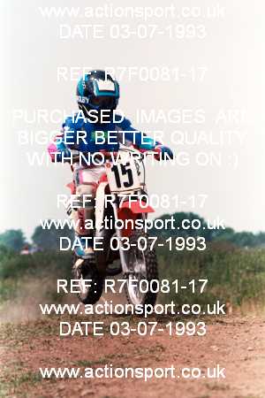Photo: R7F0081-17 ActionSport Photography 03/07/1993 Norton Radstock SSC - Burrington 6_Autos #15