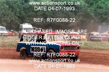 Photo: R7F0088-22 ActionSport Photography 04/07/1993 Bristol South Autograss Club - Winterbourne  _2_Mens #941