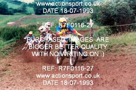 Photo: R7F0116-27 ActionSport Photography 18/07/1993 AMCA Bath AMCC - Ston Easton  _2_Seniors #186