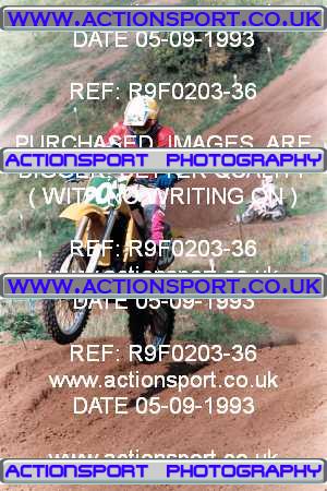 Photo: R9F0203-36 ActionSport Photography 05/09/1993 AMCA Tormarton MXC - St Catherines _2_Seniors250 #205