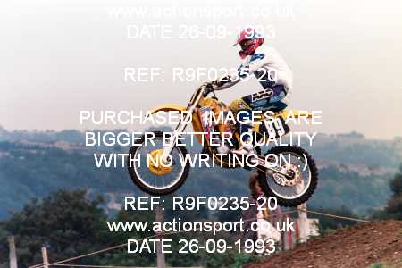 Photo: R9F0235-20 ActionSport Photography 26/09/1993 AMCA Stroud & District [250 Qualifiers] - Horsley  _1_125Junior #89
