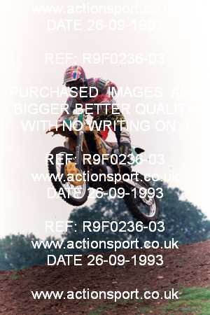 Photo: R9F0236-03 ActionSport Photography 26/09/1993 AMCA Stroud & District [250 Qualifiers] - Horsley  _2_250-500Seniors #4