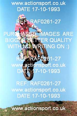 Photo: RAF0261-27 ActionSport Photography 17/10/1993 AMCA Dursley MXC - Nympsfield _6_Seniors125 #78
