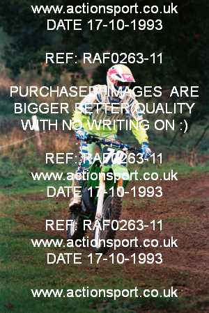 Photo: RAF0263-11 ActionSport Photography 17/10/1993 AMCA Dursley MXC - Nympsfield _1_JuniorsGp1 #78