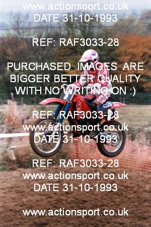 Photo: RAF3033-28 ActionSport Photography 31/10/1993 AMCA Cheltenham Spa SC [Fourstroke Championship] - Brookthorpe  _3_Juniors #8
