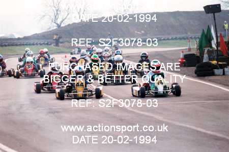 Photo: S2F3078-03 ActionSport Photography 20/02/1994 Shenington Kart Club  _1_Cadets #44