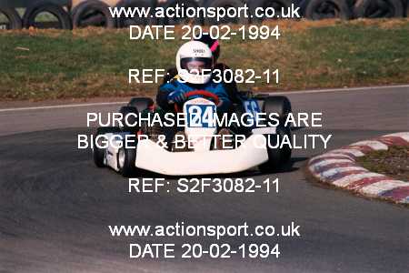Photo: S2F3082-11 ActionSport Photography 20/02/1994 Shenington Kart Club  _5_Junior100B #24