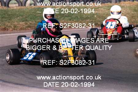 Photo: S2F3082-31 ActionSport Photography 20/02/1994 Shenington Kart Club  _5_Junior100B #24