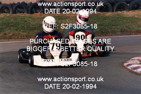 Photo: S2F3085-18 ActionSport Photography 20/02/1994 Shenington Kart Club  _8_100C92-100A #79