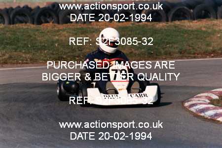 Photo: S2F3085-32 ActionSport Photography 20/02/1994 Shenington Kart Club  _8_100C92-100A #79