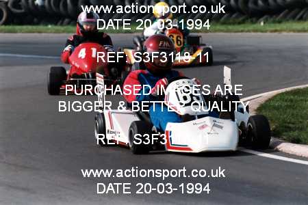 Photo: S3F3118-11 ActionSport Photography 20/03/1994 Shenington Kart Club  _2_125-210Gearbox #69