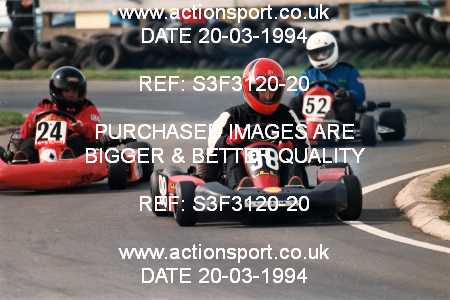 Photo: S3F3120-20 ActionSport Photography 20/03/1994 Shenington Kart Club  _4_100C89-92 #24