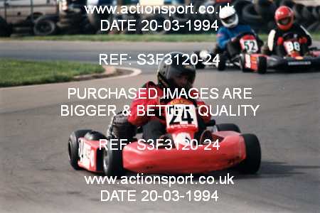 Photo: S3F3120-24 ActionSport Photography 20/03/1994 Shenington Kart Club  _4_100C89-92 #24