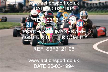 Photo: S3F3121-06 ActionSport Photography 20/03/1994 Shenington Kart Club  _5_Junior100B #84