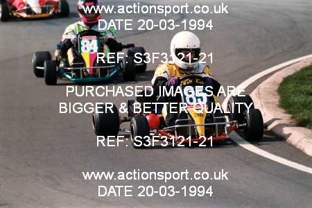 Photo: S3F3121-21 ActionSport Photography 20/03/1994 Shenington Kart Club  _5_Junior100B #84