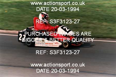 Photo: S3F3123-27 ActionSport Photography 20/03/1994 Shenington Kart Club  _7_250Gearbox #27