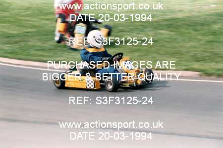 Photo: S3F3125-24 ActionSport Photography 20/03/1994 Shenington Kart Club  _9_100A-FA #68