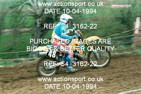 Photo: S4_3162-22 ActionSport Photography 10/04/1994 AMCA Gloucester MXC - Haresfield _2_250-750Juniors #48