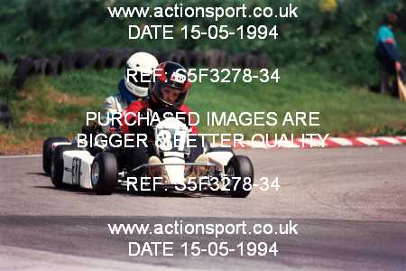 Photo: S5F3278-34 ActionSport Photography 15/05/1994 Shenington Kart Club _3_JuniorTKM #37