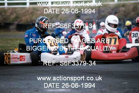 Photo: S6F3379-34 ActionSport Photography 26/06/1994 Wigan Kart Club - Three Sisters  _3_FormulaA #77