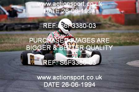 Photo: S6F3380-03 ActionSport Photography 26/06/1994 Wigan Kart Club - Three Sisters  _3_FormulaA #8002
