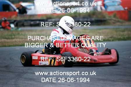 Photo: S6F3380-22 ActionSport Photography 26/06/1994 Wigan Kart Club - Three Sisters  _3_FormulaA #77