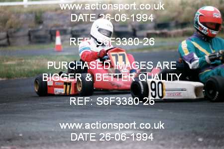 Photo: S6F3380-26 ActionSport Photography 26/06/1994 Wigan Kart Club - Three Sisters  _3_FormulaA #77