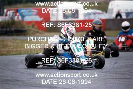 Photo: S6F3381-25 ActionSport Photography 26/06/1994 Wigan Kart Club - Three Sisters  _4_Classic #15