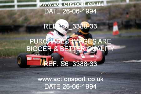 Photo: S6_3388-33 ActionSport Photography 26/06/1994 Wigan Kart Club - Three Sisters  _3_FormulaA #77