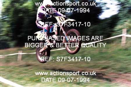 Photo: S7F3417-10 ActionSport Photography 09/07/1994 South Somerset SSC Festival of Motocross - Colyton  _1_Experts #2000