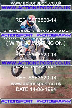 Photo: S8F3520-14 ActionSport Photography 14/08/1994 AMCA Worcester MXC - Ripple _4_250Experts #44