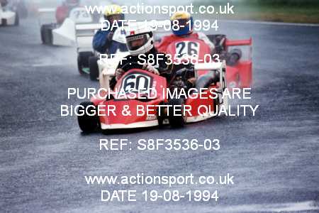 Photo: S8F3536-03 ActionSport Photography 19/08/1994 Ulster Kart Club Irish Kart Gran Prix - Nutts Corner _2_AllGearboxClasses #60