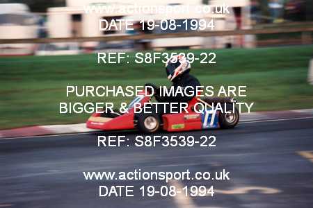 Photo: S8F3539-22 ActionSport Photography 19/08/1994 Ulster Kart Club Irish Kart Gran Prix - Nutts Corner _4_JuniorTKM-JuniorClubman #17
