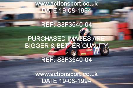 Photo: S8F3540-04 ActionSport Photography 19/08/1994 Ulster Kart Club Irish Kart Gran Prix - Nutts Corner _4_JuniorTKM-JuniorClubman #17