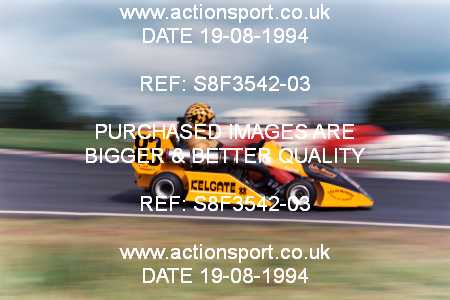 Photo: S8F3542-03 ActionSport Photography 19/08/1994 Ulster Kart Club Irish Kart Gran Prix - Nutts Corner _2_AllGearboxClasses #83
