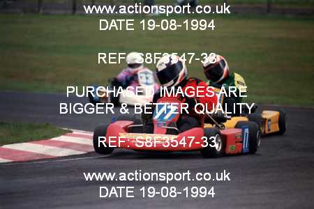 Photo: S8F3547-33 ActionSport Photography 19/08/1994 Ulster Kart Club Irish Kart Gran Prix - Nutts Corner _4_JuniorTKM-JuniorClubman #17
